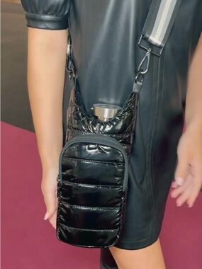 Wanderfall  glossy  Crossbody Bottle Bag for Women